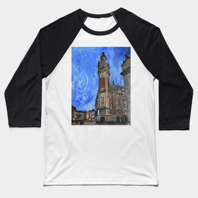 Lille, France Baseball T-Shirt by golan22may